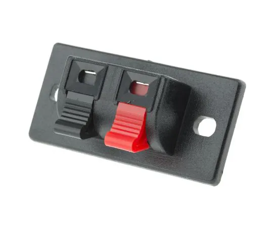 63-4610-49 RS PRO Panel Mount Speaker Terminal Socket, 2 Way, 3A, Quick Connect Termination 392-677
