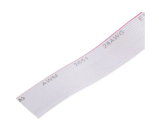 63-4606-05 RS PRO 16 Way Unscreened Flat Ribbon Cable, 20.3 mm Width, 30m 360-116