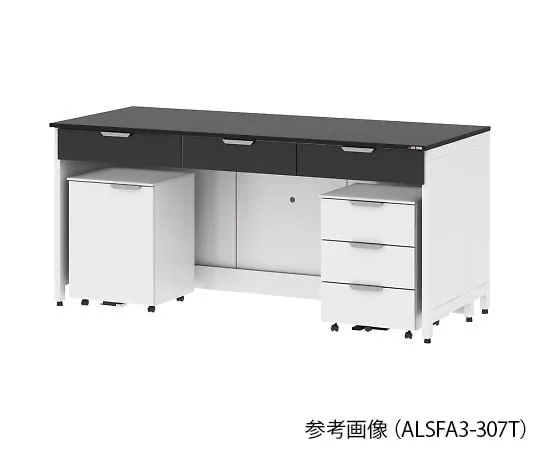4-3395-01 Side Laboratory Table (Steel Type) with Cart Unit 1200 x 750 x 850 mm ALSFA3-127T