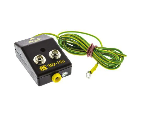 63-4609-99 RS PRO ESD Earth Bonding Box With 10mm x 2 4m Socket x 1 392-135