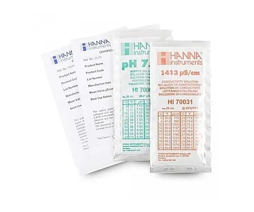 61-0117-18 pH/Ec Standard Solution (Standard) pH7.01 And 1413μs/cm with Certificate HI 77100C HI77100C