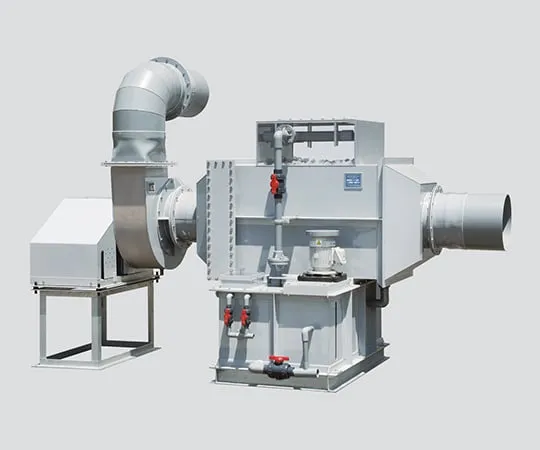 3-3970-01 Wet Scrubber for Outdoor, Tensile Type, Made Of PVC 20m3/Min 2500 x 1200 x 1400 PSS-50YZ