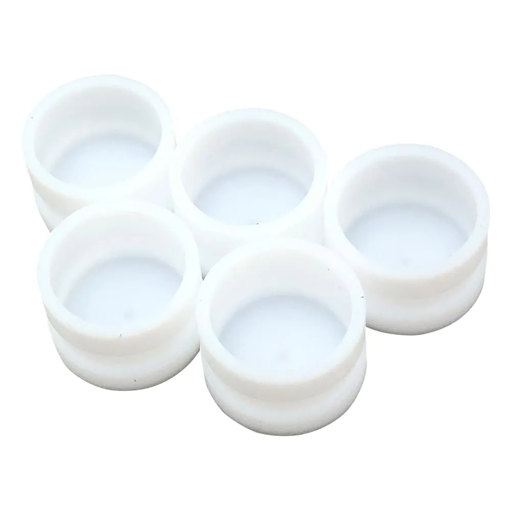2-2096-15 Microsyringe for Gas Analysis (With 61 Type Needle, Needle Compatible Type) PTFE Tip 5.0mL 5 Pcs TEF500B