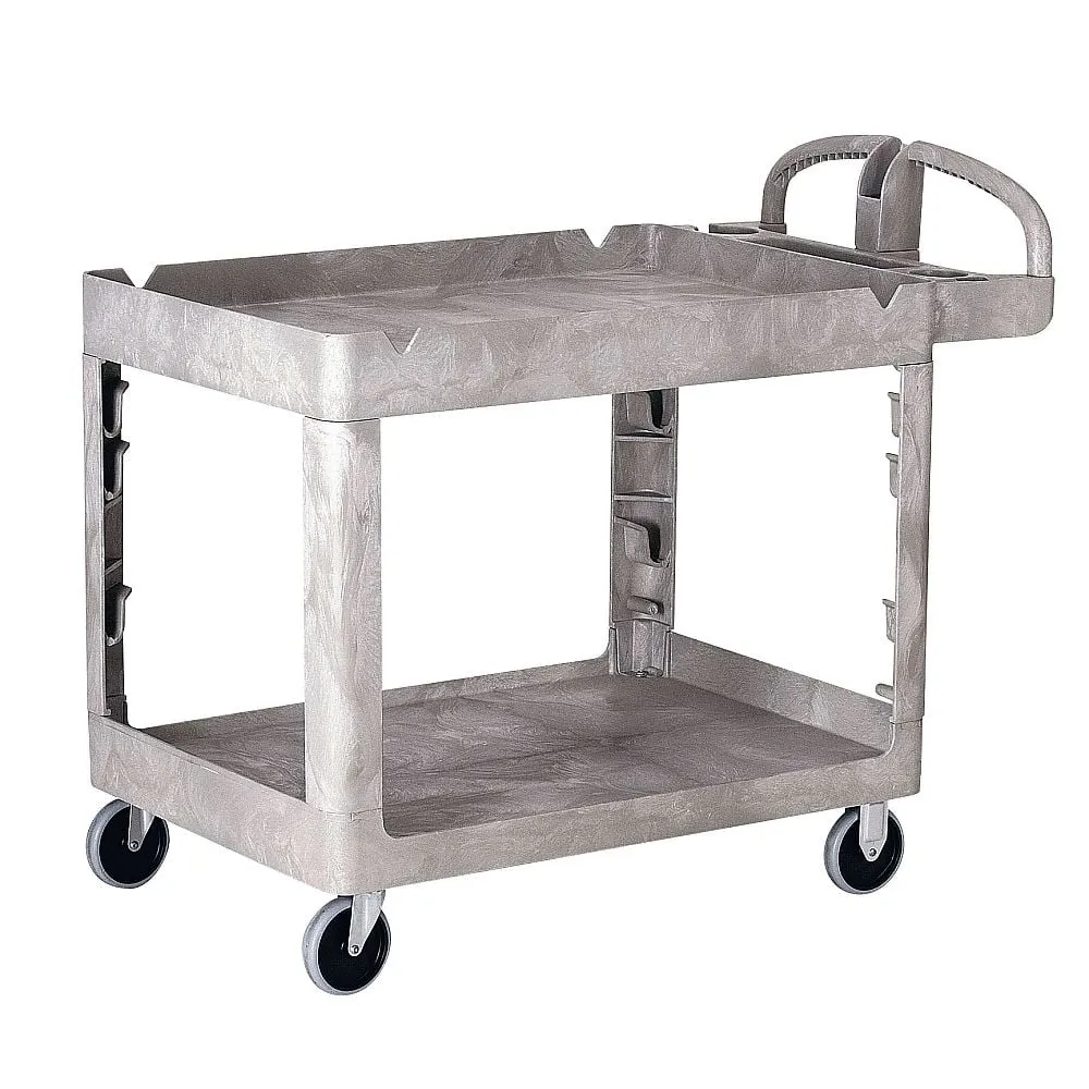 62-6590-54 Trust Shelf Utility Cart 2-Level Beige 4044