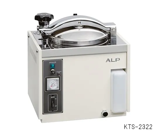 6-9743-11　［Discontinued］Small Type High-Pressure Steam Sterilizer　KTS-2322