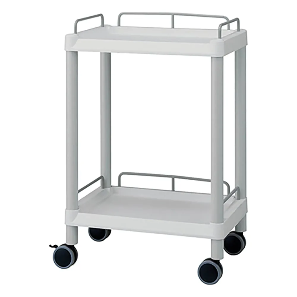 3-6639-01 Mobile Easy Cart (With Guard Frame: Gray) 2 Stages 532 x 368 x 819 ME11E