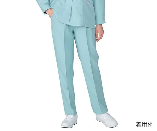 3-725-01 High Antistatic Pants For Women (Two-Tuck) Green S 80406-104-S