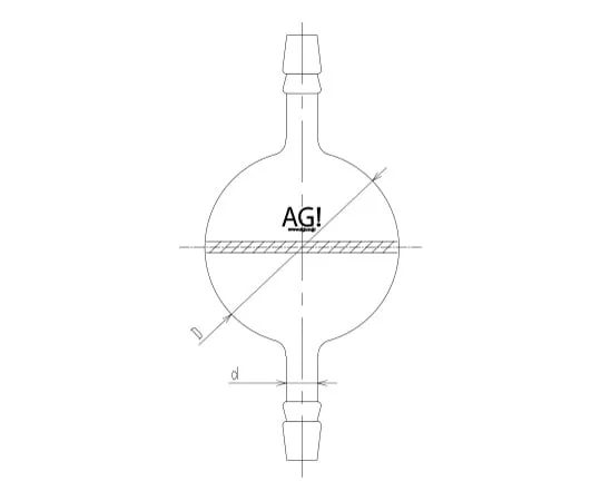 63-2588-75 Glass Filter Spherical 3928-7G1