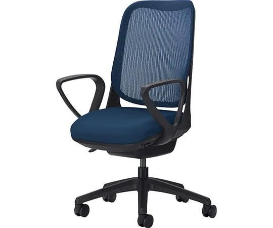 63-7306-17 Ride (Office Chair) Circle Arm Type Cosmic Blue No.3566F-K