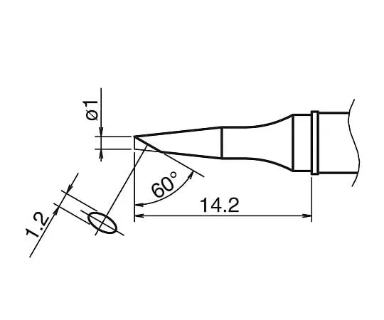 3-9231-01 IH Soldering Iron Tip T31-01BC1