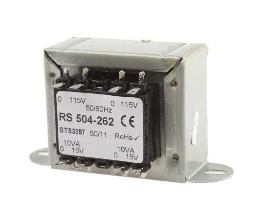 63-4636-43 RS PRO 20VA 2 Output Chassis Mounting Transformer, 15V ac 504-262
