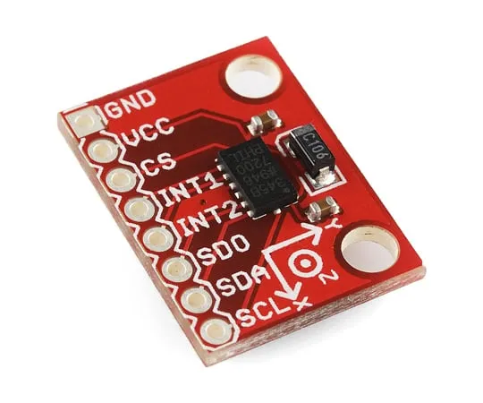 67-0455-35 SparkFun Triple Axis Accelerometer Breakout - ADXL345 SEN-09836