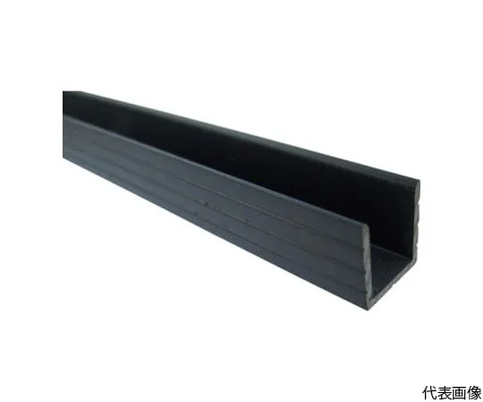 64-5010-96　［Discontinued］Aluminum Mold Panel Edge U-Type 7.0 Matte Gray 2 m　FM191GL