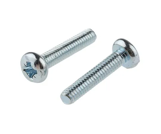 63-4647-31 RS PRO, M2.5 Pan Head, 12mm Steel Pozidriv Bright Zinc Plated 560-568