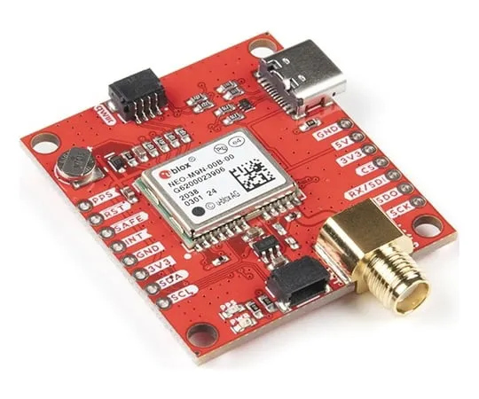 67-0423-87 SparkFun GPS Breakout - NEO-M9N, SMA (Qwiic) GPS-17285