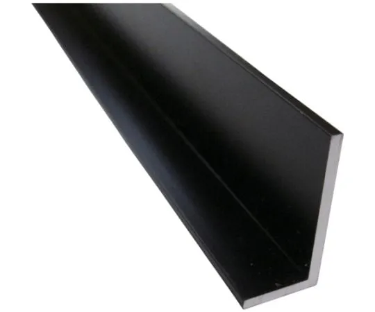 64-5002-19 Aluminum Uneven Angle 50x25x3.0 Black 4 m FA143K