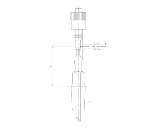 62-2094-07 Dropping Pipe with Needle Valve 2495-1L
