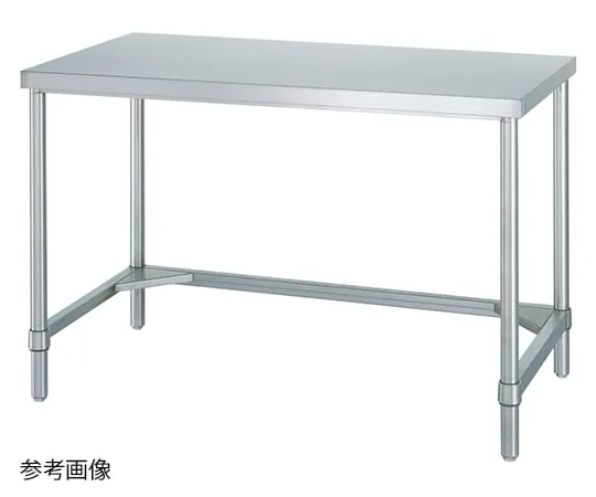 1-1636-33 Quiet Stainless Steel Workbench Width 600 x Depth 450 x Height 800 mm WT-6045SI