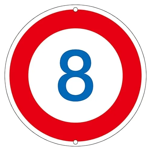 61-3392-75 Road Sign 8 Road 323-8K 133222