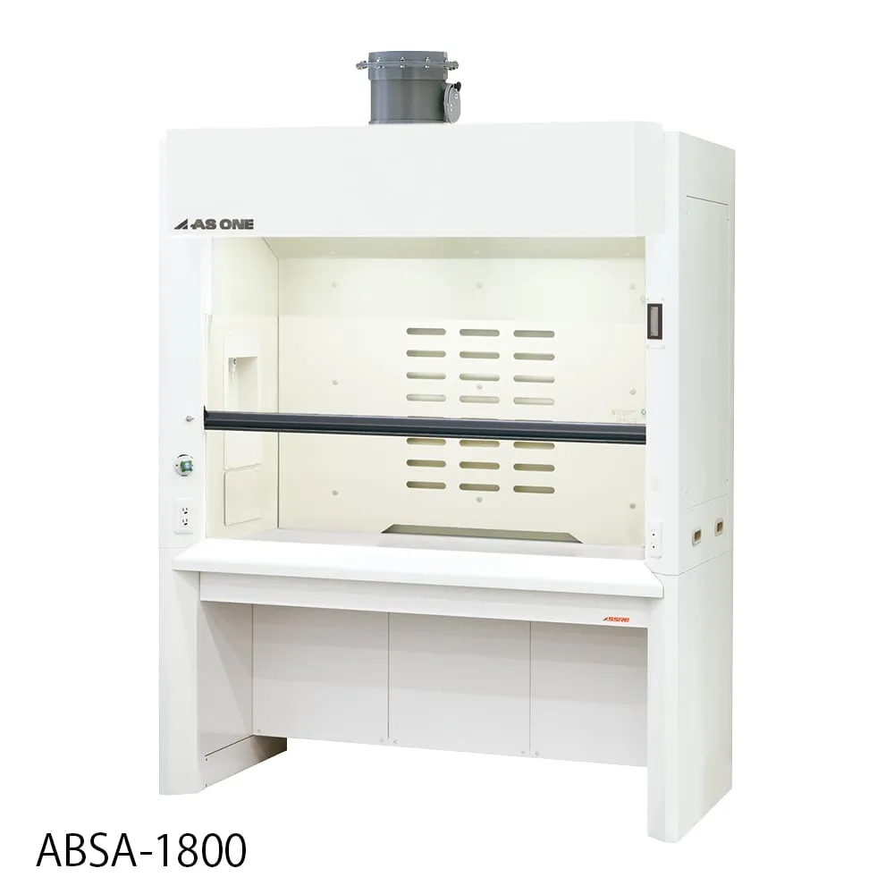 3-3940-21 Fume Hood (Air Curtain Replenishment Type) Standard 1200 x 1100/830 x 2250 mm ABSA-1200