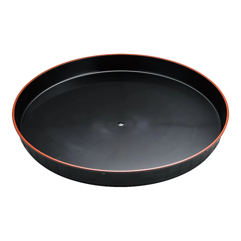 62-6652-75 Plastic Container Ichimatsu Black Red Edge 50 (Pack of 5) 50