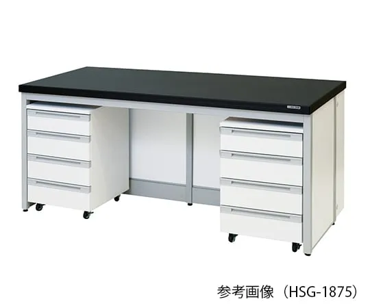 3-4465-11 Laboratory side bench (Frame Type) 600 × 750 × 800mm HSG-675