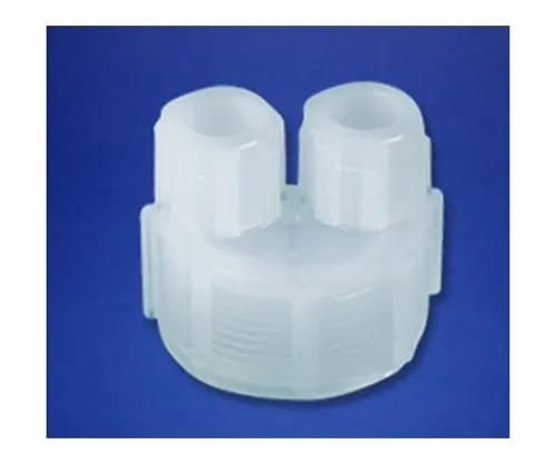61-8490-81 Impinger Screw Lid/Pressure Resistant Container Screw Lid (58mm) 1/4" Tube Connection Port with Vertical 2 Pcs 600-058-33