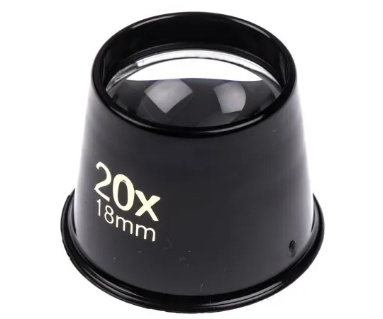 63-4652-08 RS PRO Magnifier, 20 x Magnification, 26mm Diameter 732-858