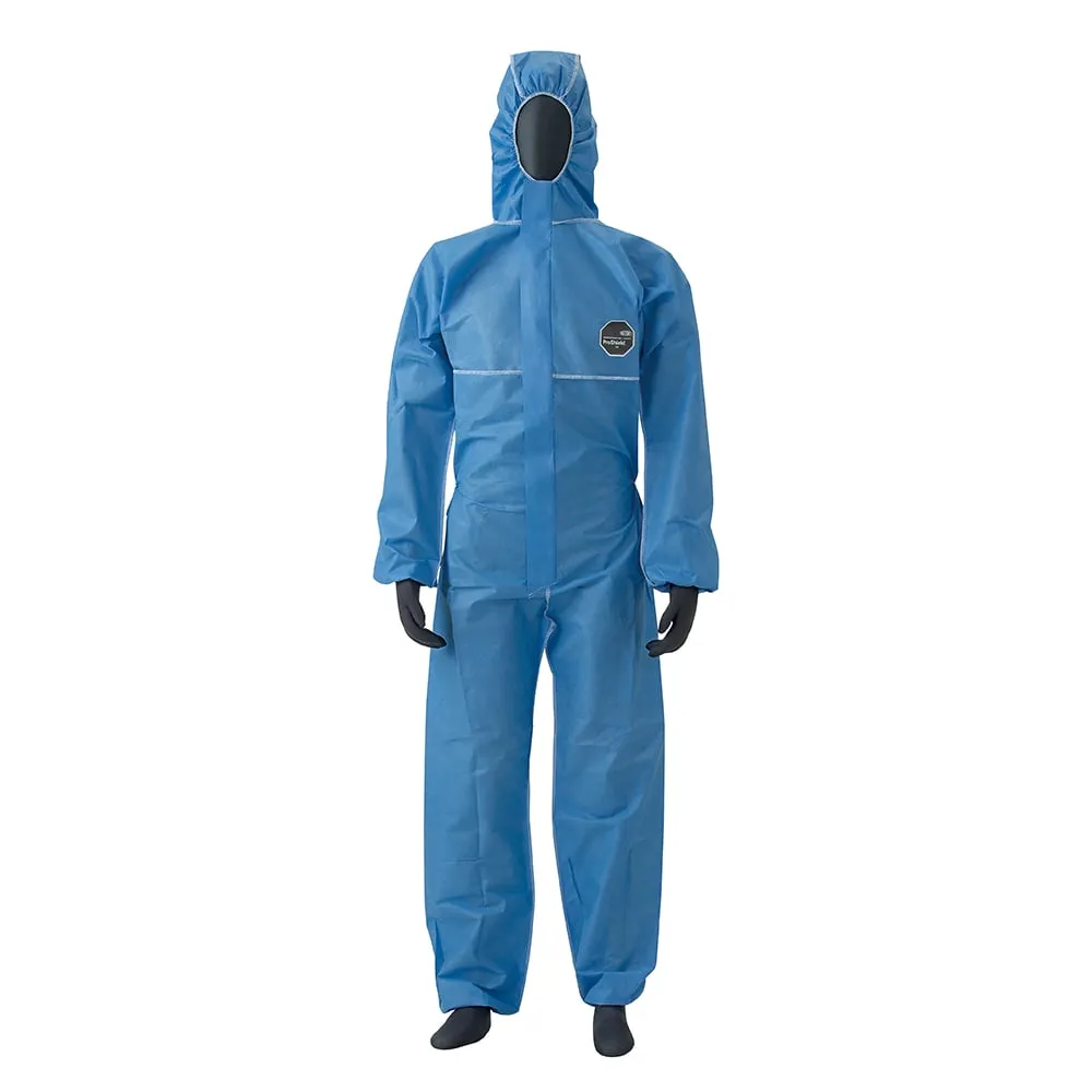 1-6145-11 Protective Coverall DuPont(TM) Proshield(R) 10 3 Layered Blue M Size