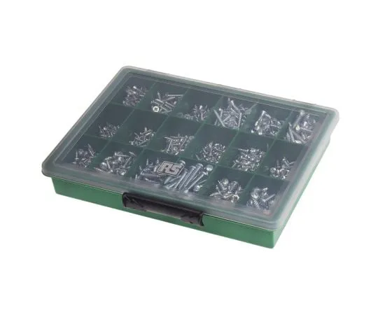 63-4610-65 1230 piece Steel Screw/Bolt Kit, No. 10, No. 4, No. 6, No. 8 393-163