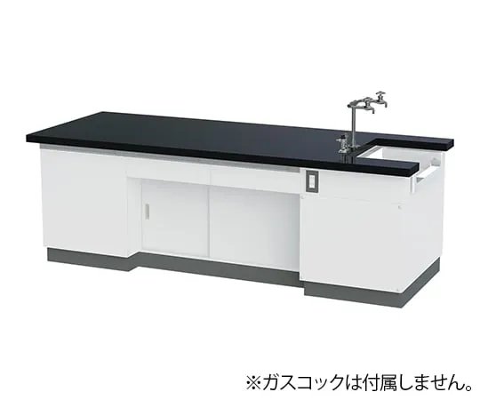 4-1168-01 Laboratory bench 2-sided particle board for Preparatory Room EJA-2490DC