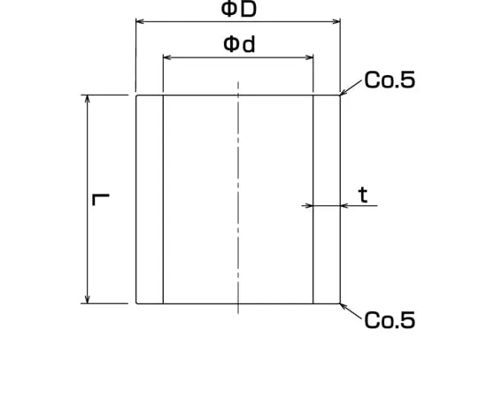 65-2347-63 heat resistance Cylindrical Looking Glass 20 A L: 100 2090-20-100