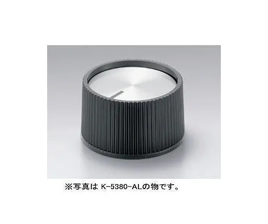 63-3146-89 Knob Phi 26 Black Silver Indicator Line for Black Shaft Diameter Phi6 K-5380-AM