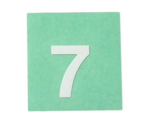 61-7397-38 Character Seal 7 White 15mm CL15W-7