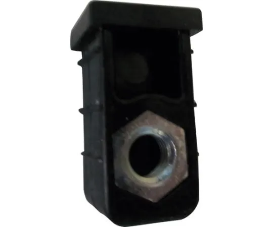 64-4998-89 Black with Nut for Resin Cap Square Pipe 19, 2 pcs AC370K2