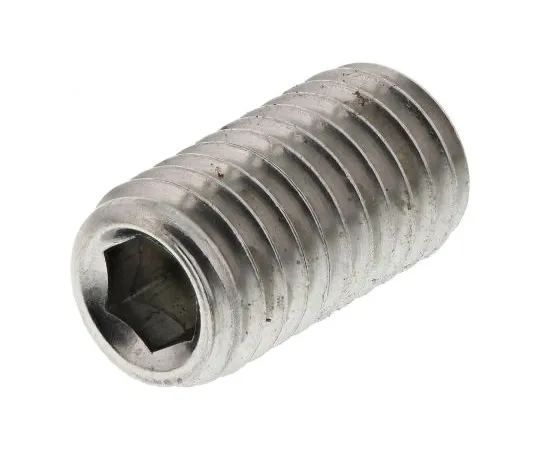 63-4568-19 Plain Stainless Steel Hex Socket Set M8 x 16mm Grub Screw 137-871