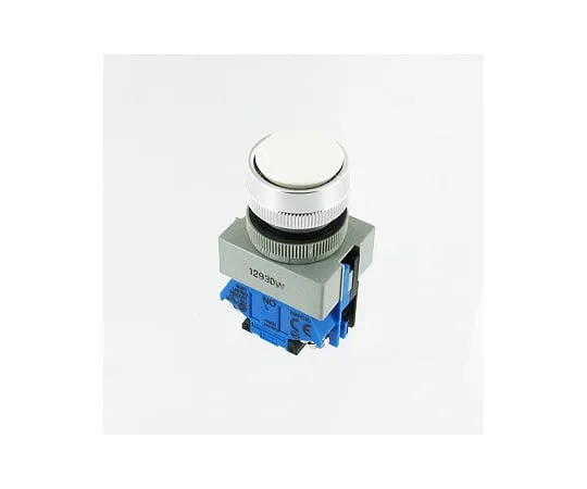 63-3162-99 Flat Push Button Switch Φ 22 (Momentary Type/1a Contact) WHITE ABW110W