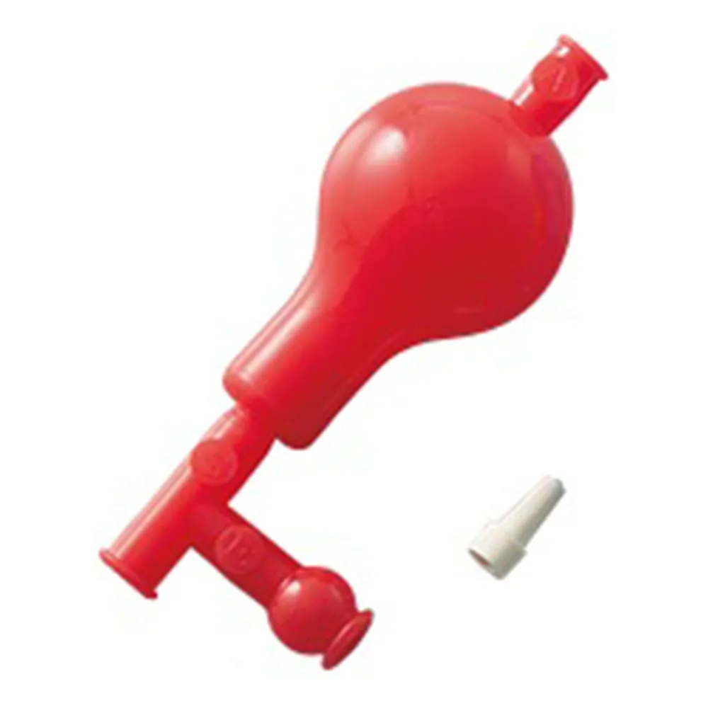 5-5610-01 Silicone Color Safety Dropper 50mL Red -