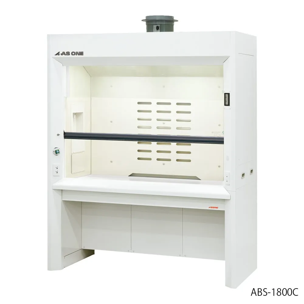 3-3947-21 Fume Hood (Open Dime/Ceramic Top Plate) Deep 1200 x 980 x 2250 mm ABD-1200C