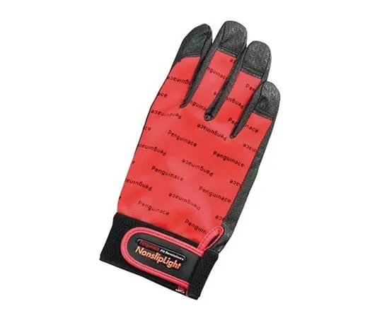 3-083-01 Grip Gloves Non-Slip Liner(R) red M PA-9232