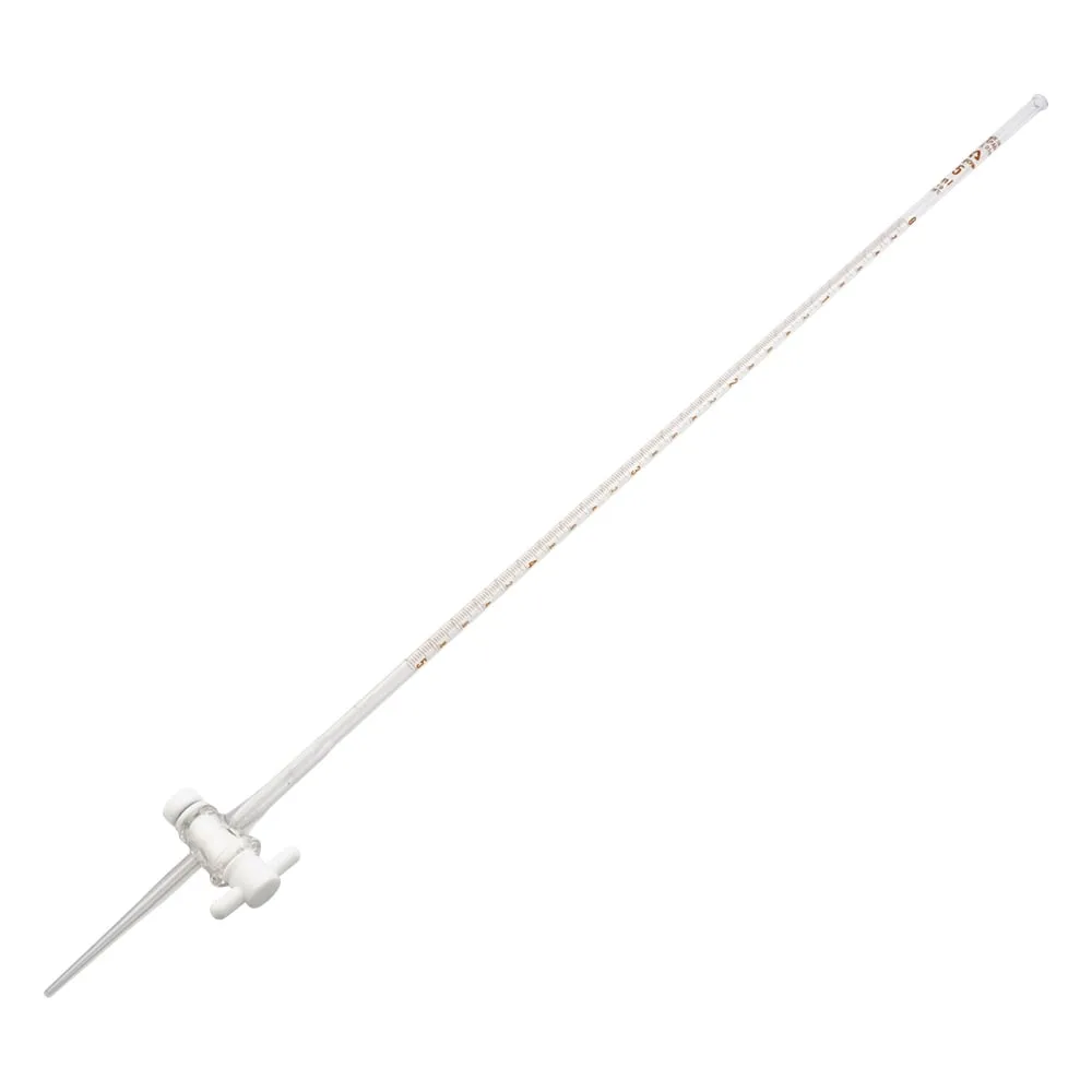 6-253-01 Burette Borosilicate Glass With PTFE Stopcocks White 5mL -