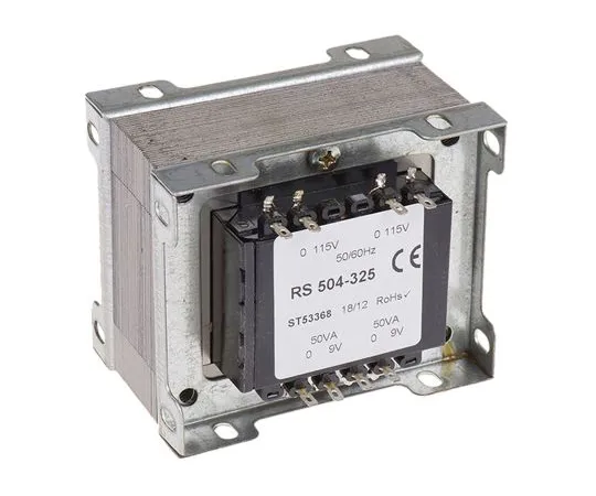 63-4636-49 RS PRO 100VA 2 Output Chassis Mounting Transformer, 9V ac 504-325