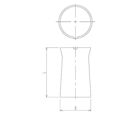 64-5086-69 Quartz Conical Beaker 50 mL 1004-50