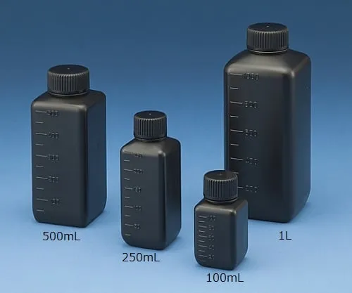 15-6301-55 J Bottle Square Type Narrow-Mouth Shading 100mL Sterilized -