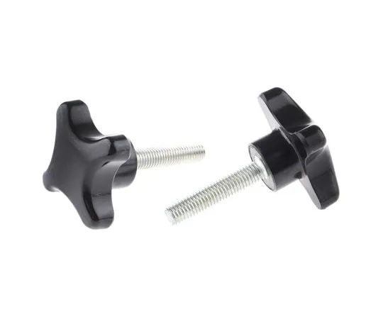 63-4651-65 RS PRO Black 4-Arm Clamping Knob, M8 686-654