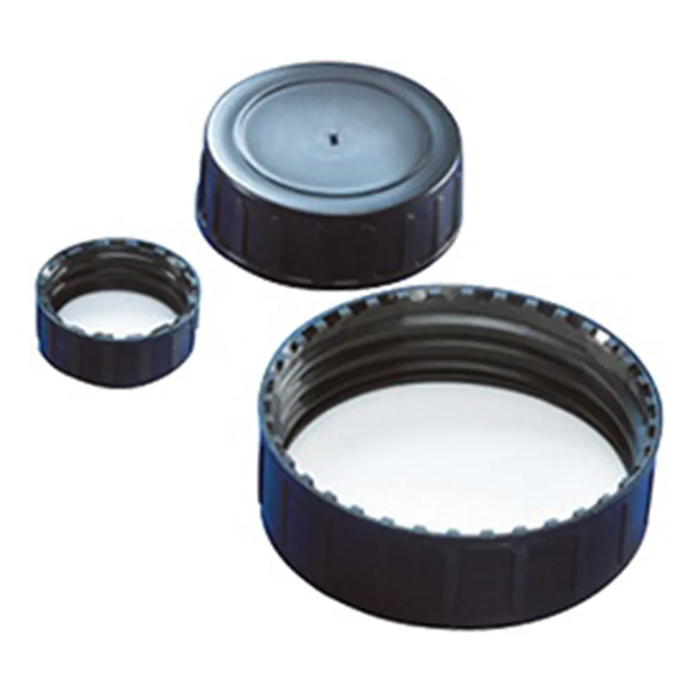 3-7131-01 Cap for Wide-Mouth Square Bottle for 100mL Black 2000971152