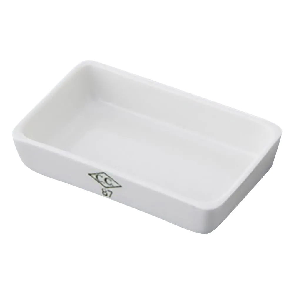 5-4071-01 Ashtray for Measuring Ash Content (Square) 50 x 30 x 10mm CW-1