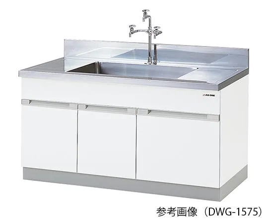 3-5791-11 Sink Stainless Steel (SUS304) 1200 x 750 x 800mm DWG-1275