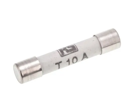 63-4618-43 RS PRO, 10A Ceramic Cartridge F***, 6.3 x 32mm, Speed T 414-061