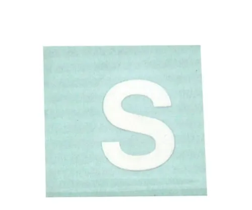 61-7397-60 Character Seal S White 15mm CL15W-S